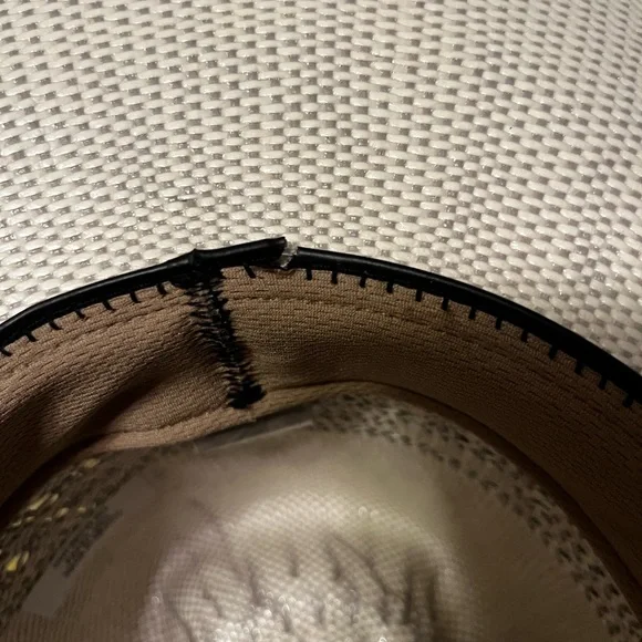 Twister Vented Bangora Straw Hat for Summer 4.25 brim - Picture 6 of 6